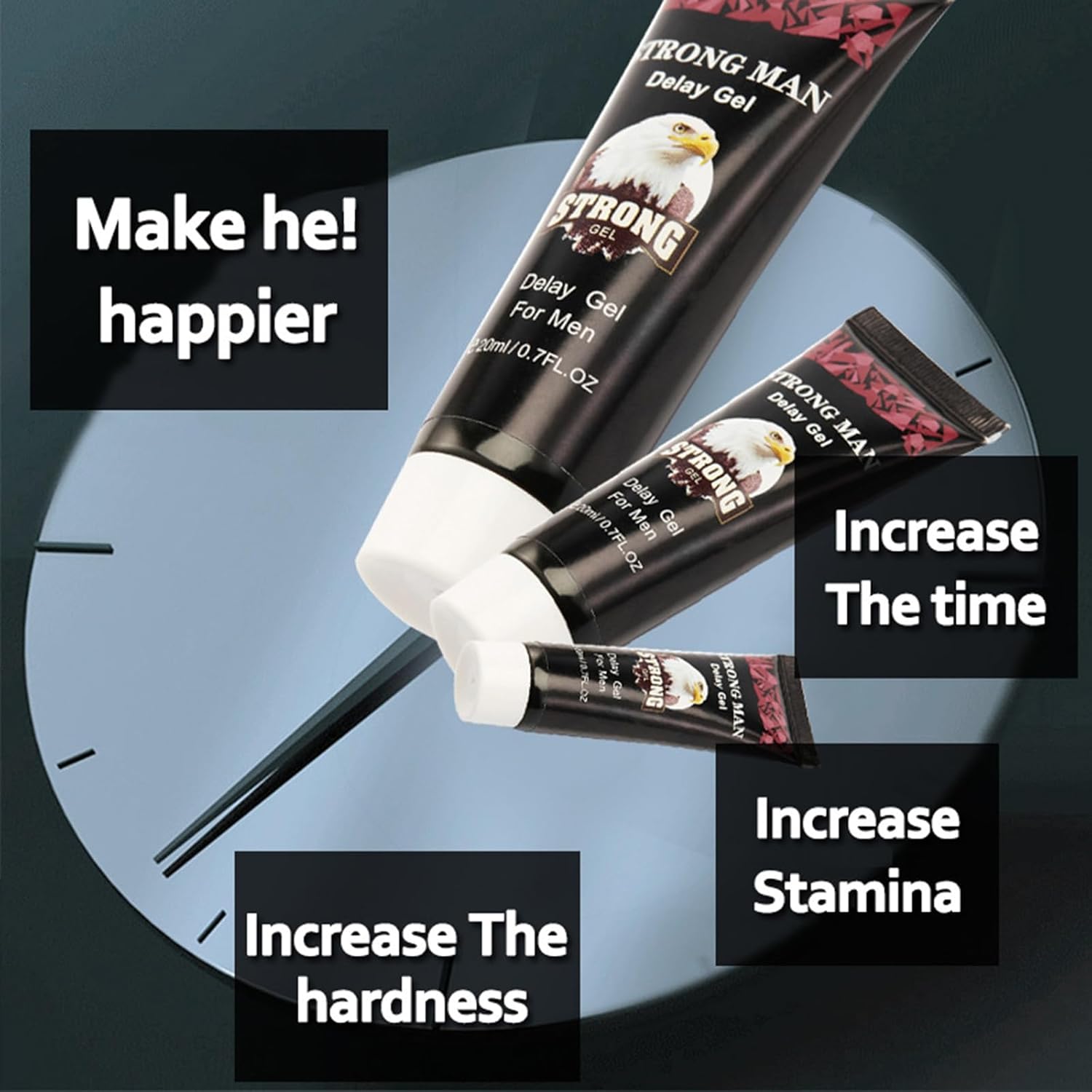 Penisvergrößerung & Pflege – 2 x erection cream for men, gel for sex men longer time, cream for extra strong enlargement (1 piece) – Bild 3