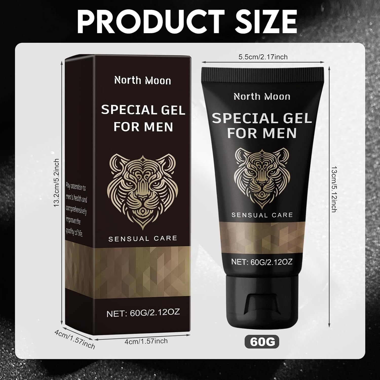 Penisvergrößerung & Pflege – 60 g Enlargement Cream, Erection Cream for Men, Gel, Enlargement of the Intimate Area, Massage Gel for Improved Male Performance, Skin-friendly, for Hard Erections – Bild 2