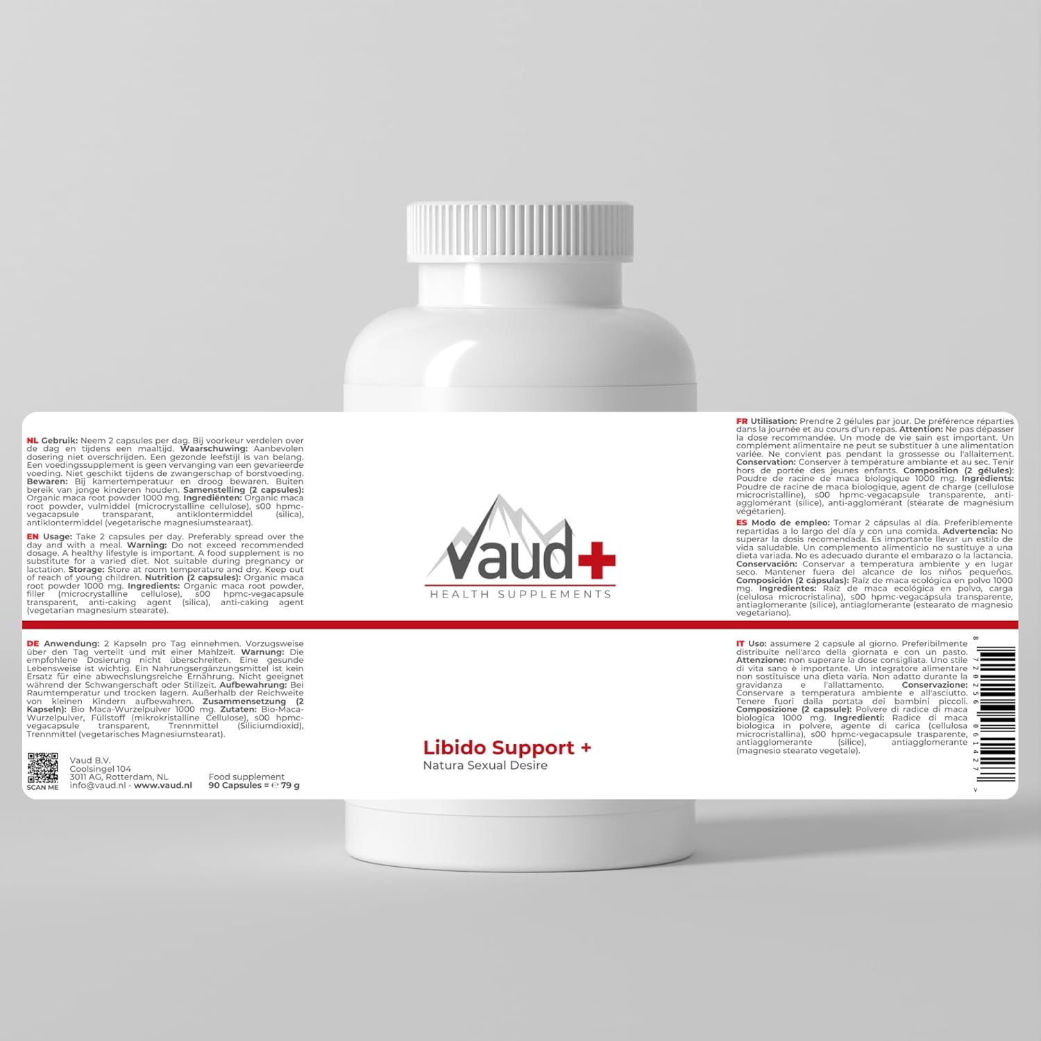 Ausdauer & Energie – VAUD Maca Capsules | High Dose 1000 mg as Libido Booster for Men and Women | 90 Vegan Capsules | Made in Switzerland | Natural Aphrodisiac for Energy & Sexual Wellbeing – Bild 8