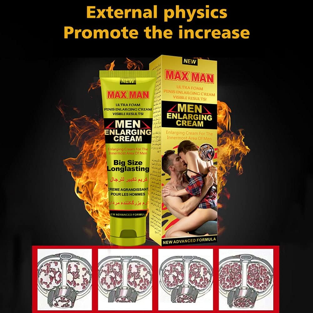 Penisvergrößerung & Pflege – Cream Big Thick Enlargement Massage Oil Growth Thickening XXL Cream Men Improve Erections Viagra for Men Increase Size Erection Products Sex (B) – Bild 4