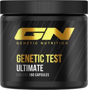 Ausdauer & Energie – GN Laboratories Genetic Test Ultimate (180 Capsules) - Effective Hormone Booster - Sports Nutrition Supplement for Improved Training Results - Made in Germany