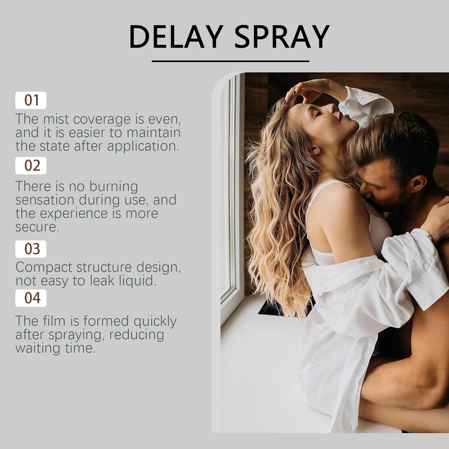 Penisvergrößerung & Pflege – Delay Spray for Men, Potency Agent, Extra Strong for Men, Instant Effect, Viagra Men, Delay Spray for Improve Intimate Moments, Delay Spray Suitable for All Skin Types – Bild 8