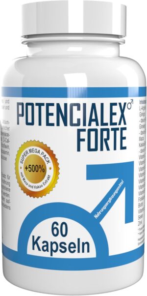 Potenzmittel & Standfestigkeit – Potencialex Forte – 60 Capsules