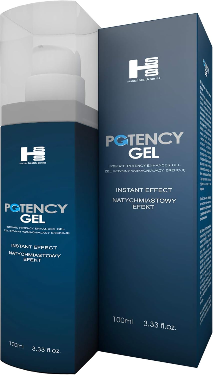 Potenzmittel & Standfestigkeit – Potency Gel 100 ml - stronger and longer erection, Faster response to sexual stimuli, Instant regeneration.