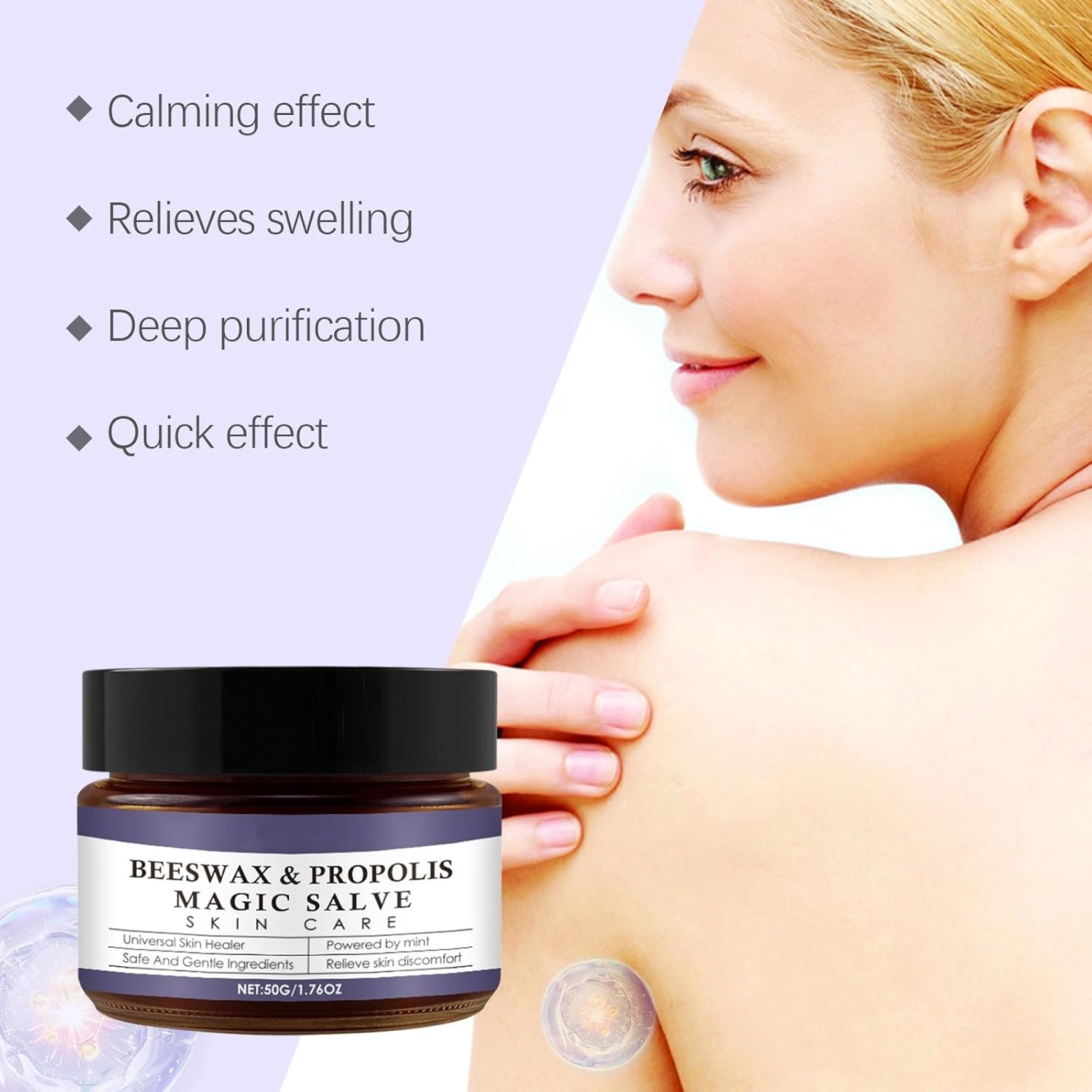 Penisvergrößerung & Pflege – Natural Honey & Beeswax Moisturising Cream, Deep Hydration & Care, Skin Care, Moisturising Cream for Face and Body for Sensitive and Dry Skin, Anti-Ageing – Bild 5