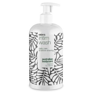 Penisvergrößerung & Pflege – Intimate Wash Gel for Men (500 ml) Against Irritation, Itching and Odour - With 4-Terpineol Known from Tea Tree Oil, Cockatoo Plum and Glycerine