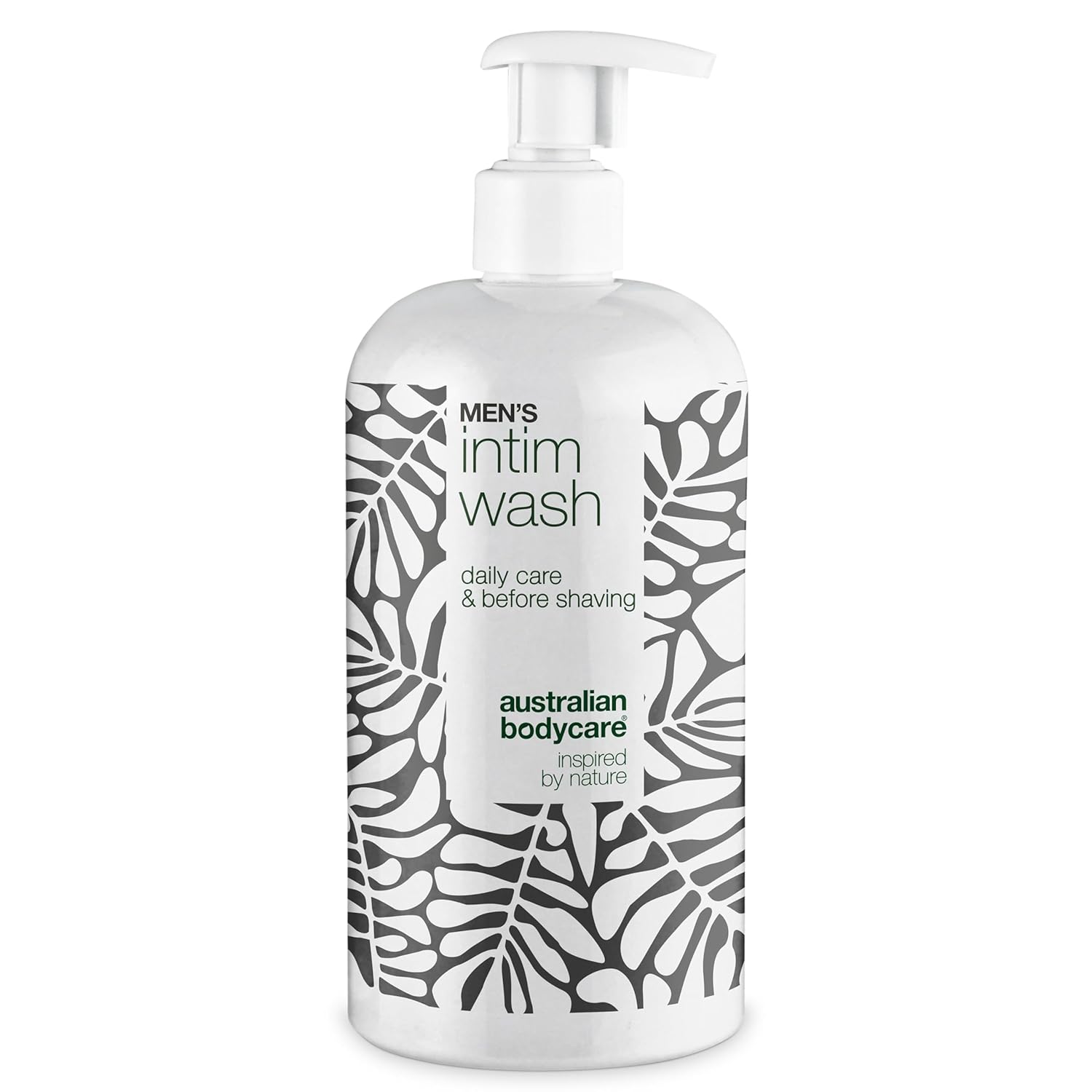 Penisvergrößerung & Pflege – Intimate Wash Gel for Men (500 ml) Against Irritation, Itching and Odour - With 4-Terpineol Known from Tea Tree Oil, Cockatoo Plum and Glycerine