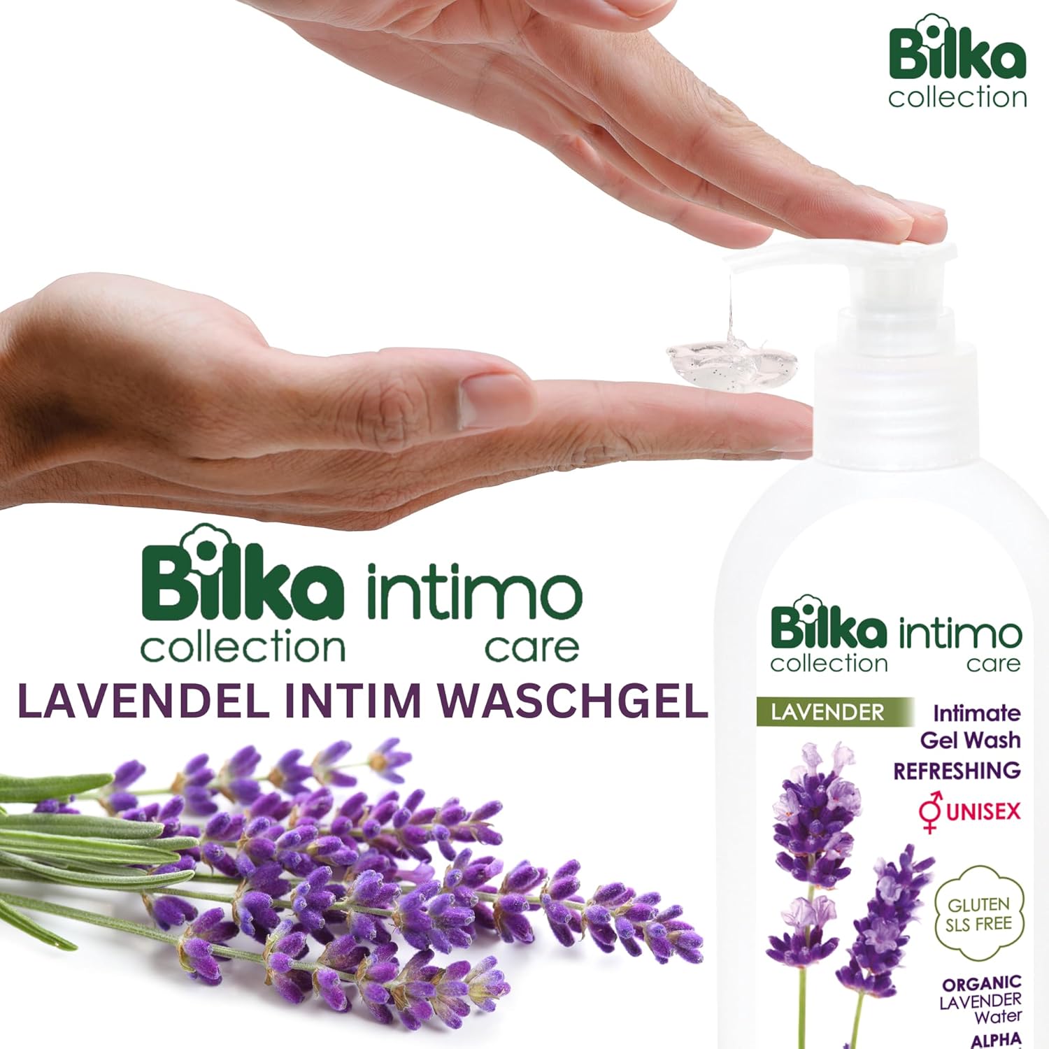 Penisvergrößerung & Pflege – Intimate Wash Gel with Organic Lavender Water and Aloe Vera Extract, Refreshing, Unisex Intimate Care for Daily Hygiene, Paraben-Free, SLS Free, 200 ml – Bild 6