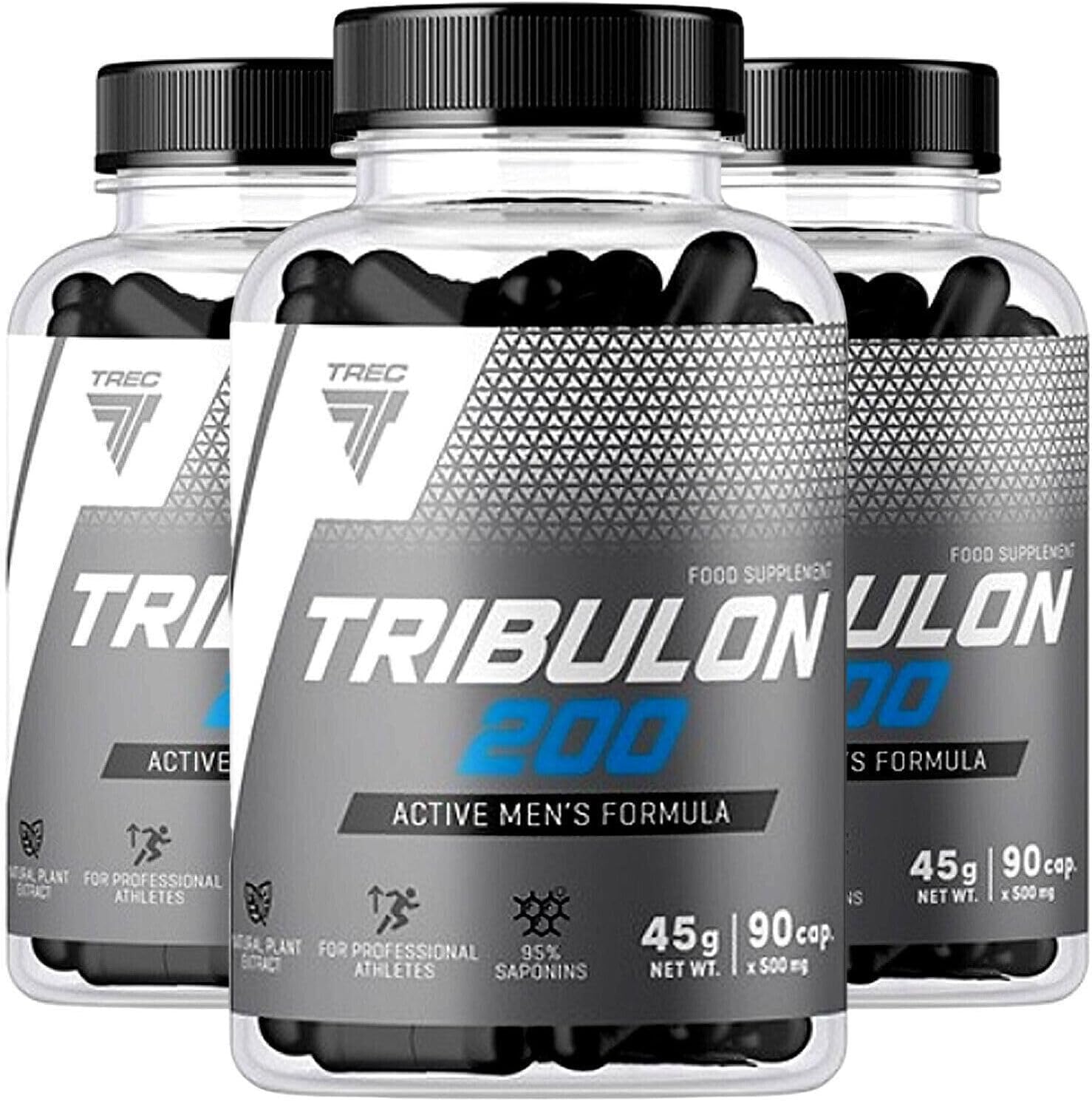 Ausdauer & Energie – Trec Nutrition Tribulon Testosterone Booster for Men Tribulus Terrestris Libido Support Dietary Supplement Anabol (90 Capsules) – Bild 3