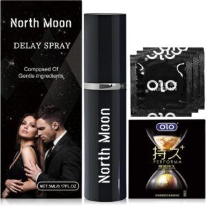 Penisvergrößerung & Pflege – Delay Spray for Men (5 ml) and Pack of 3 Condoms Men, Condoms for Men, Delay Spray for Men, Delay Spray Extra Strong, Geciktirici Spray Erkek, Delaying, Suitable for Men