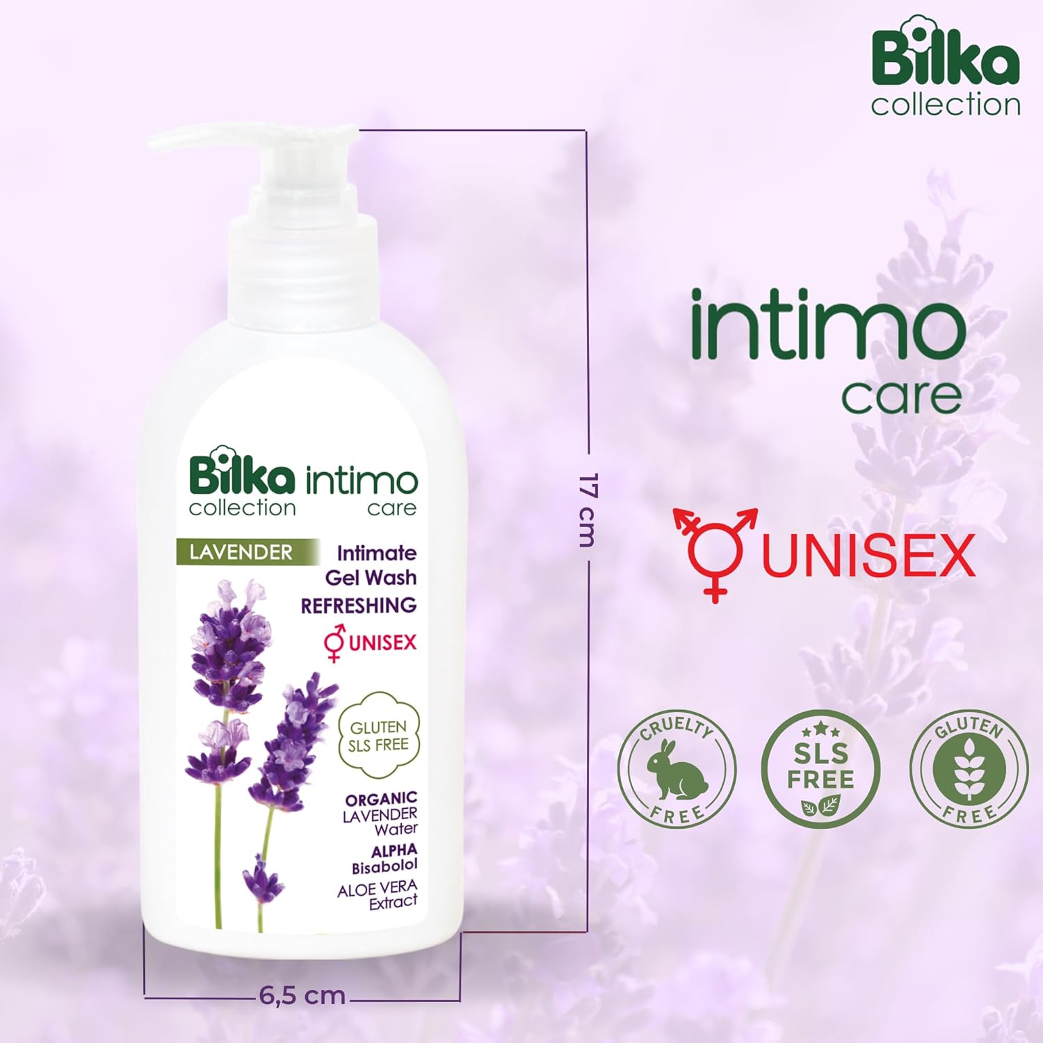Penisvergrößerung & Pflege – Intimate Wash Gel with Organic Lavender Water and Aloe Vera Extract, Refreshing, Unisex Intimate Care for Daily Hygiene, Paraben-Free, SLS Free, 200 ml – Bild 3