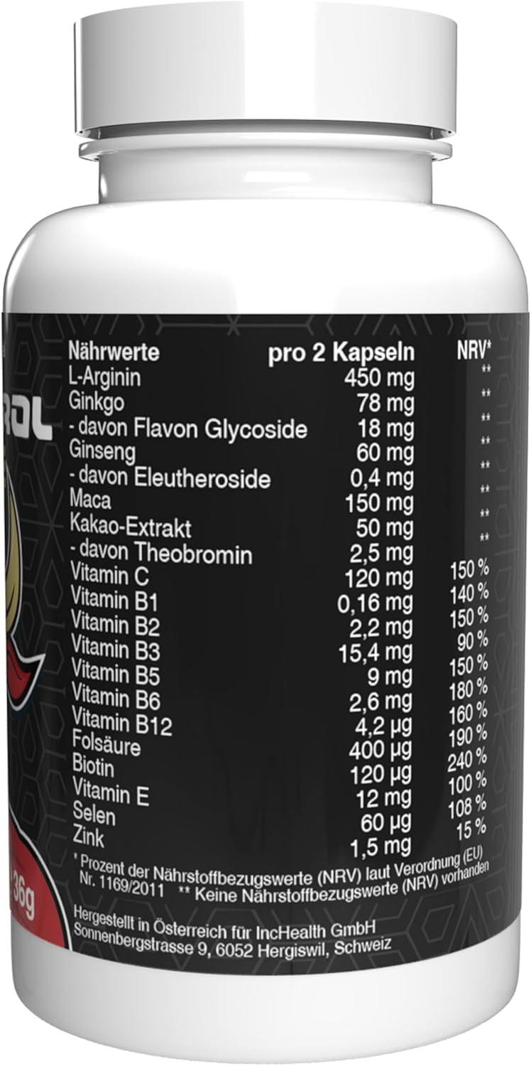 Potenzmittel & Standfestigkeit – 120 Capsules (2 x 60 Capsules), Pack of 2 – Bild 3