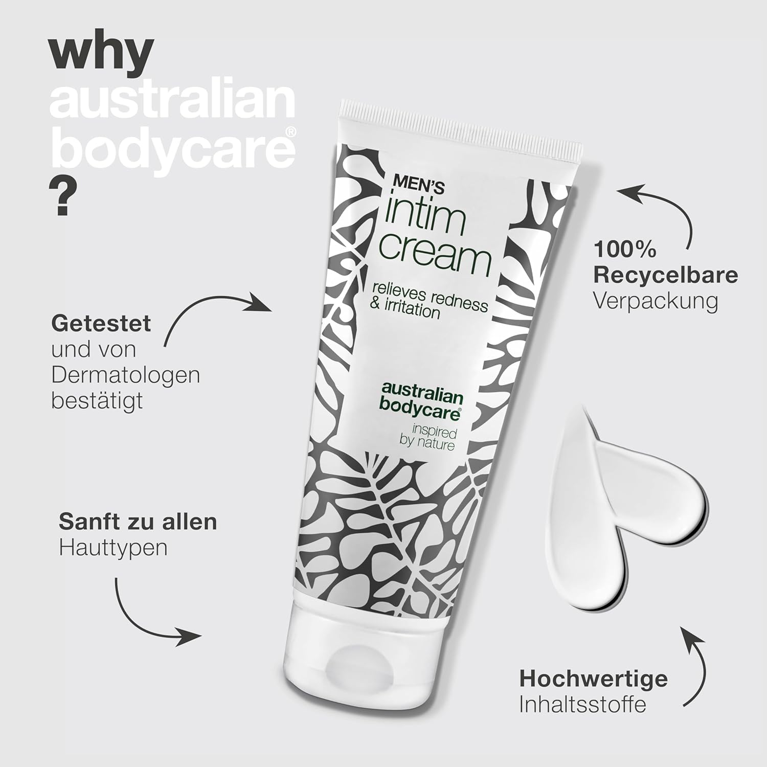 Penisvergrößerung & Pflege – Intimate Cream for Men - Relieves Itching, Friction and Moisture Contains Shea Butter, Beeswax and Zinc for Dry and Protected Skin – Bild 4