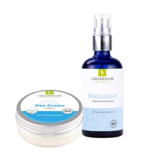 Penisvergrößerung & Pflege – GREENDOOR Naturkosmetik Intelligent Deodorant Combination, Economy Price, Body Splash & Deodorant Cream, Without Aluminium, Naturally Vegan Antibacterial, Natural Deodorant with Organic Babassu,
