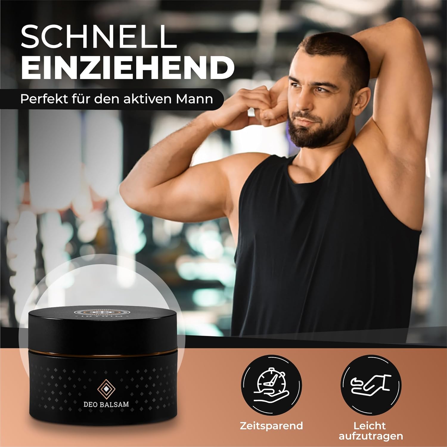 Penisvergrößerung & Pflege – IntHim Intimate Deodorant Cream for Men - Natural Anti Chafing Deodorant Cream Men with Long-Lasting Fresh Effect & Skin Soothing After Shaving - Protective Balm Thigh – Bild 7
