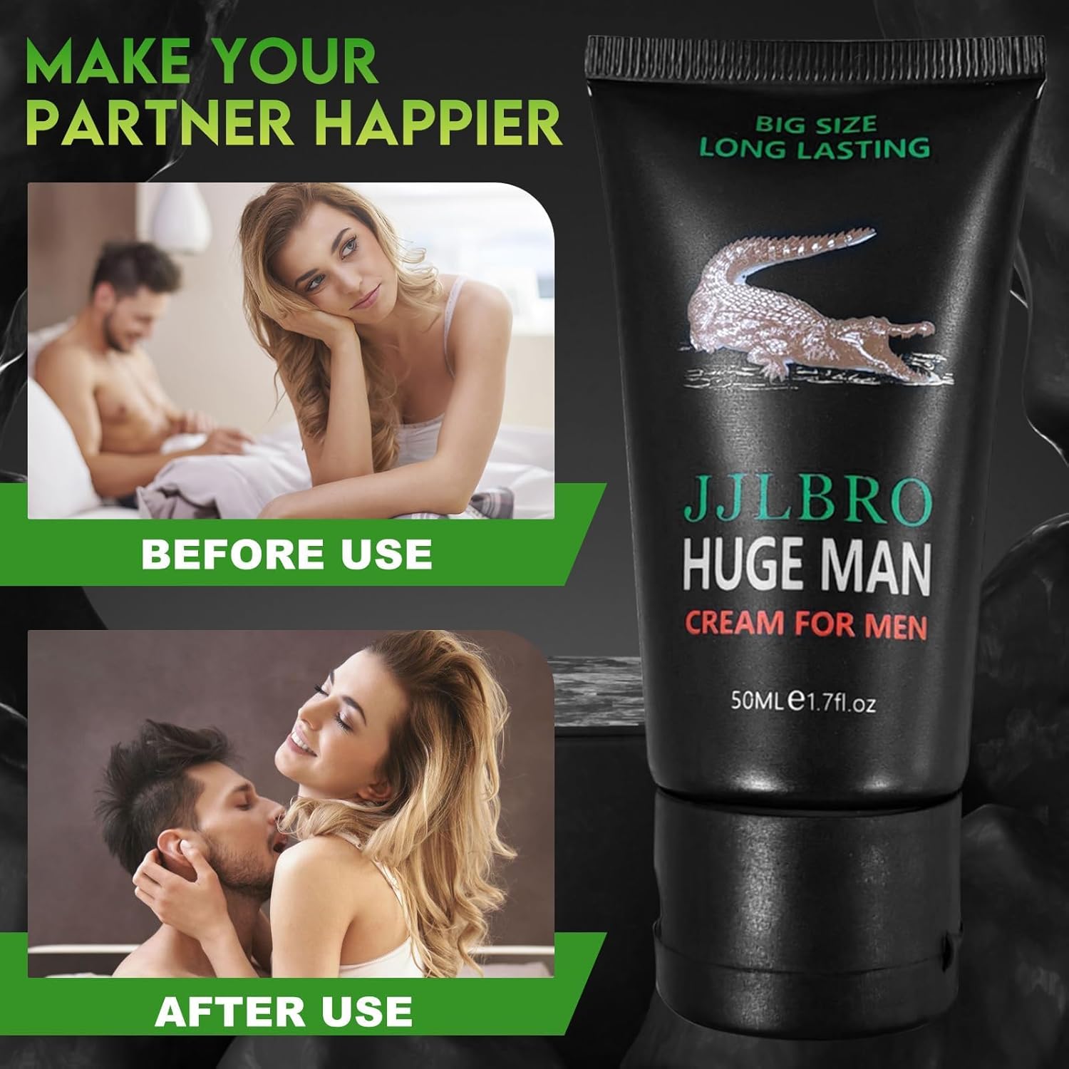 Penisvergrößerung & Pflege – Giant Men's XXL Cream 50 ml, Enlargement & Growth Cream for Men, Extender Cream for Men, Massage Gel for Improved Male Performance – Bild 7