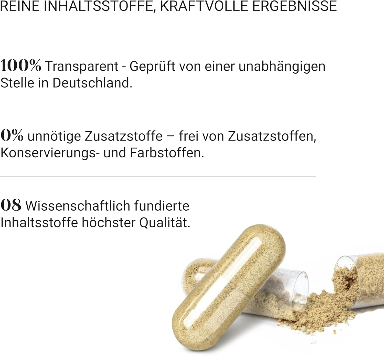 Ausdauer & Energie – Nullure Testo-One T Capsules | Independently Tested | Maca + Tribulus + Fenugreek + Ashwagandha + Ginseng + Zinc | Vegan & No Additives | 120 Pieces 2 Months – Bild 4