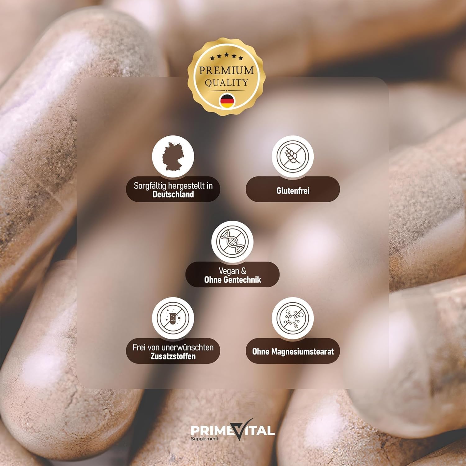 Ausdauer & Energie – Maca Capsules High Dose I Men's Testosterone¹ I Active Men I Maca with Tribulus Terrestris, Cordyceps, Fenugreek, Zinc, Ginseng, Saffron, Selenium - 90 Kps. – Bild 3