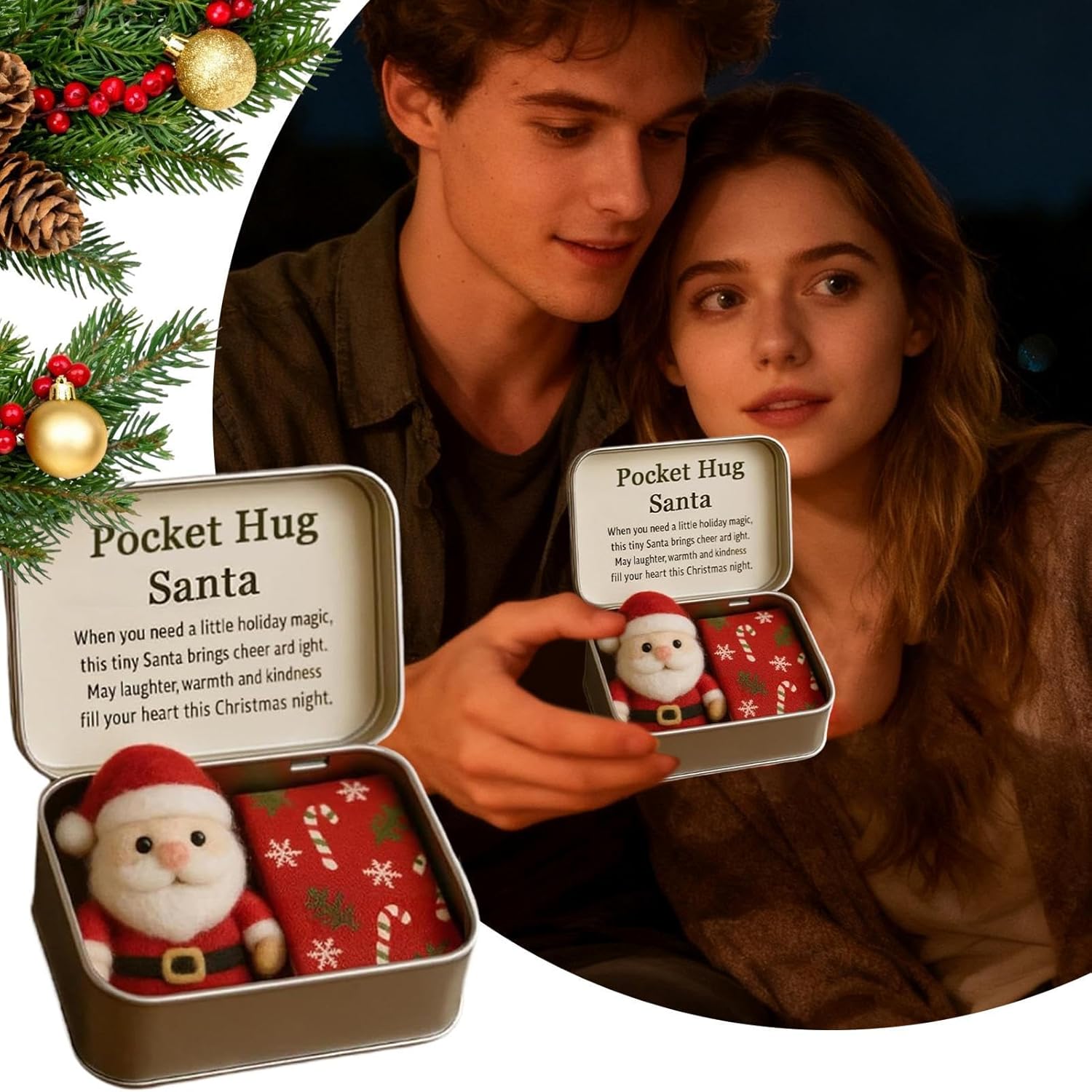 Penisvergrößerung & Pflege – Générique Handgefertigte emotionale Erinnerung | Kleine Tasche zum Kuscheln von Weihnachten | für die Pflege von Urlaub, Kollegen, Valentinstag, Geburtstag, Frauen, Männer, Liebhaber, Freunde – Bild 3
