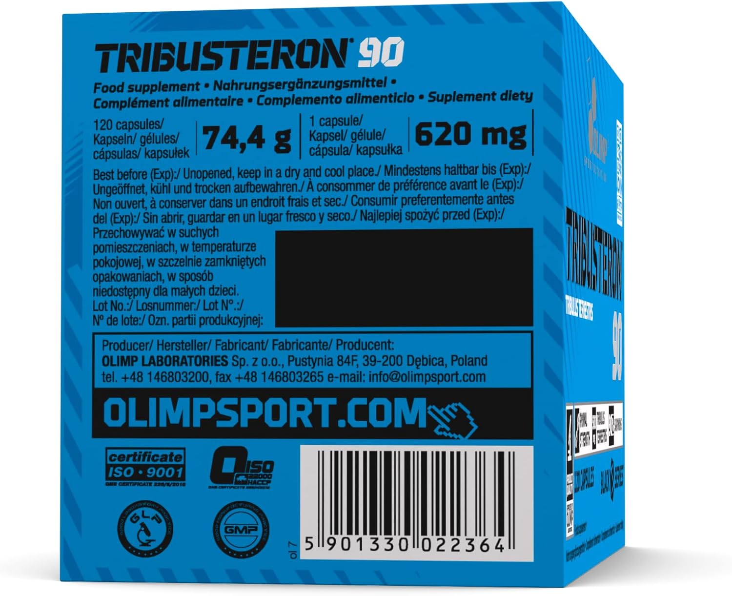 Ausdauer & Energie – Olimp Tribusteron 90 Testosterone Supplement – Bild 4