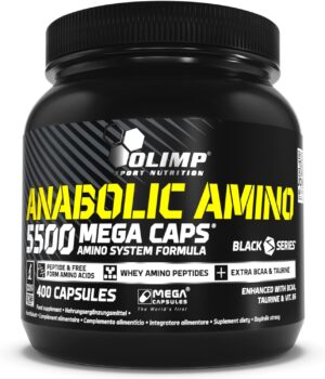 Ausdauer & Energie – Olimp Anabolic Amino 5500 Mega Capsules - Pack of 400 Capsules