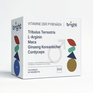 Ausdauer & Energie – Testo Men | Tribulus Terrestris, Maca, L-Arginine, Cordyceps & Korean Ginseng - Strength Support, 5 Supplements in One Package to Increase Male Energy | 28 Day
