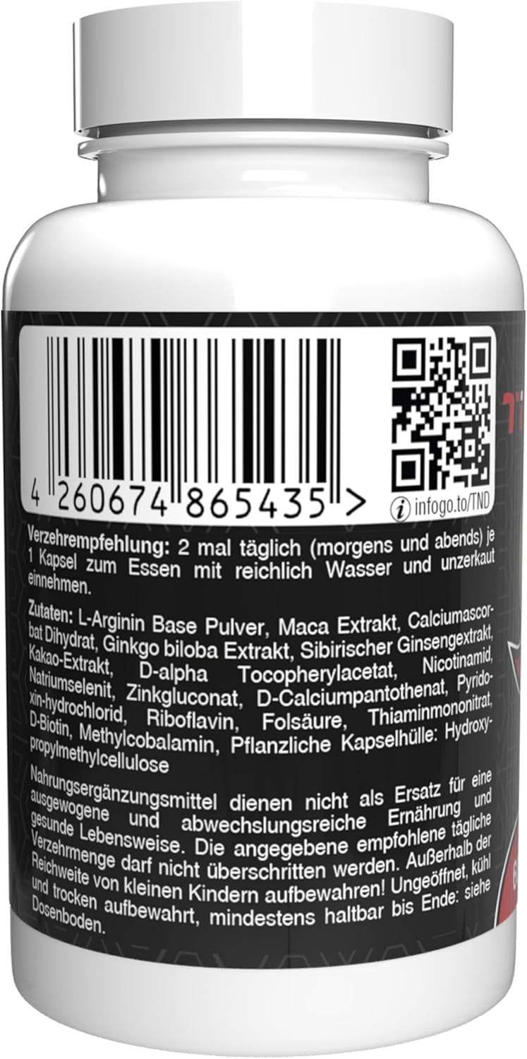 Potenzmittel & Standfestigkeit – 120 Capsules (2 x 60 Capsules), Pack of 2 – Bild 2