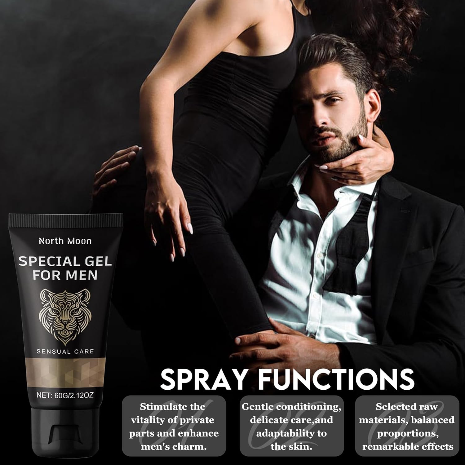 Penisvergrößerung & Pflege – 60 g Enlargement Cream, Erection Cream for Men, Gel, Enlargement of the Intimate Area, Massage Gel for Improved Male Performance, Skin-friendly, for Hard Erections – Bild 6