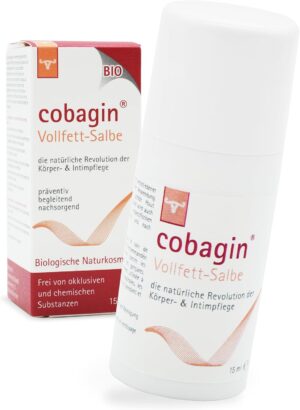 Penisvergrößerung & Pflege – Full Fat Ointment 15 ml | Pain Relieving Intimate Care | Wound and Healing Ointment for Women and Men for Burning, Itching and Lichen Sclerosus | In the Intimate Area, , Glans and Anus