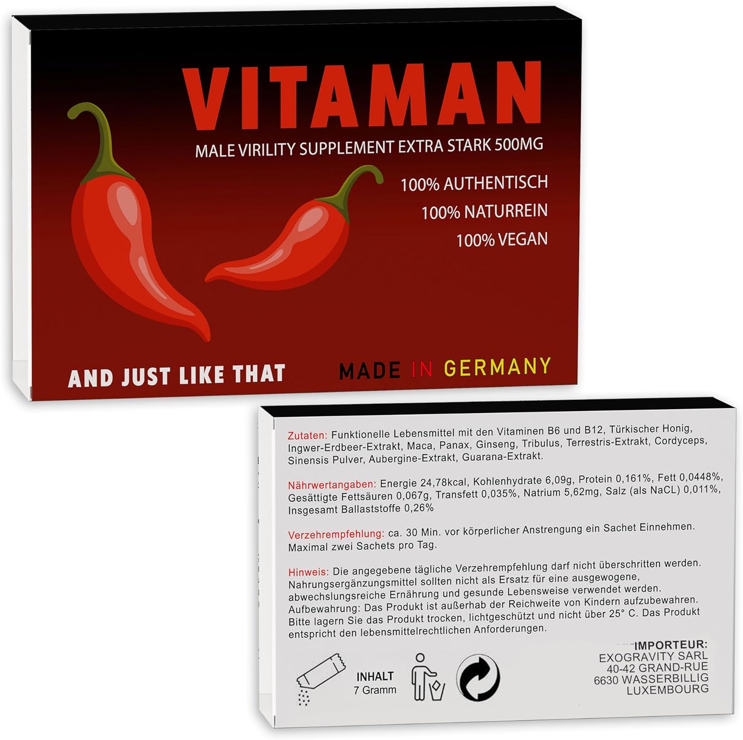 Potenzmittel & Standfestigkeit – Vitamin Oral Jelly Extra Strong - Magic Night - High Dose Men's Formula for Testosterone, Vitality & Endurance - Pack of 3 – Bild 9