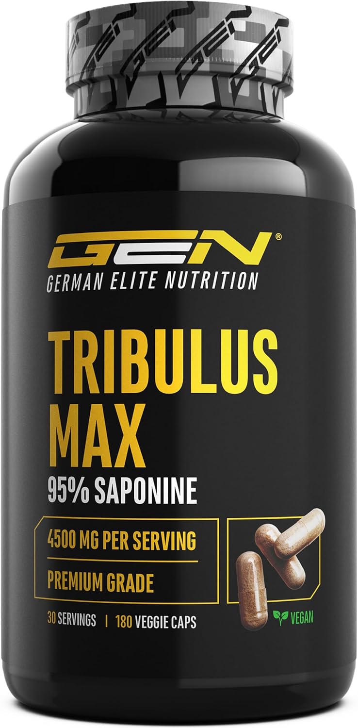 Ausdauer & Energie – Tribulus Max – 180 tablets – 45 Days Use 90% Saponin 100% Tribulus Terrestris Extract – Natural Testost Erone Support