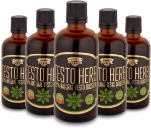 Ausdauer & Energie – Cvetita Herbal, TESTO HERB 100ml Natural Liquid Serum Extract of Fenugreek Endurance Male Endurance Testosterone Booster (500ml)