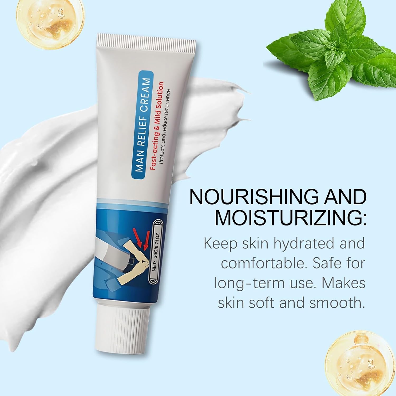 Penisvergrößerung & Pflege – Vaginal Fungus Cream, Nourishing Cream for Men, Soothing Intimate Cream for Skin Irritation, Moisturising & Non-Greasy, 20 g (2 Pieces) – Bild 6
