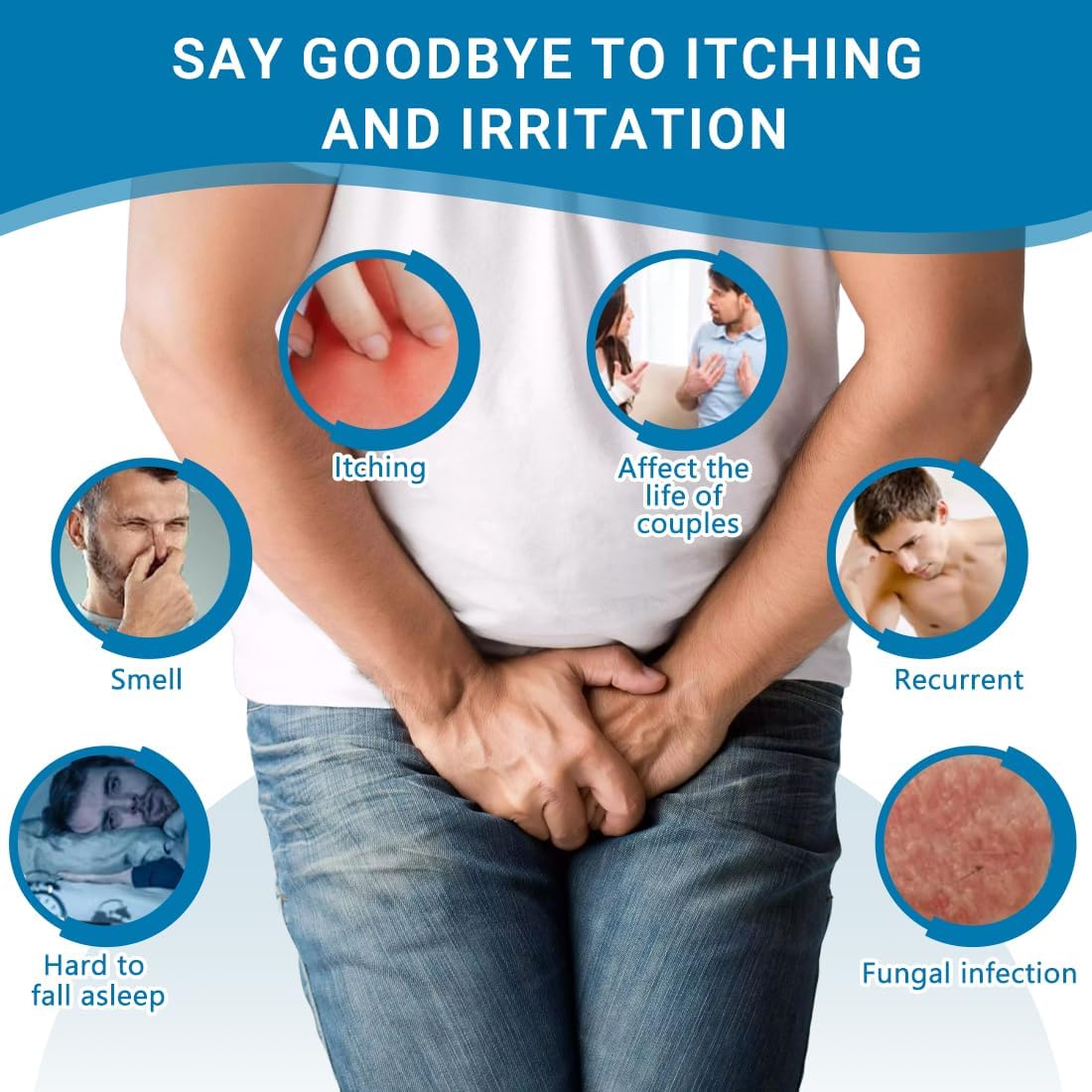 Penisvergrößerung & Pflege – 2 Private Antibacterial Cream, Men's Intimate Area Relieves Cream, Men's Balanitis Anti-Itching Cream, Itching Intimate Care Cream, Intimate Area Care Cream, Ointment Against Itching in the Intimate – Bild 4