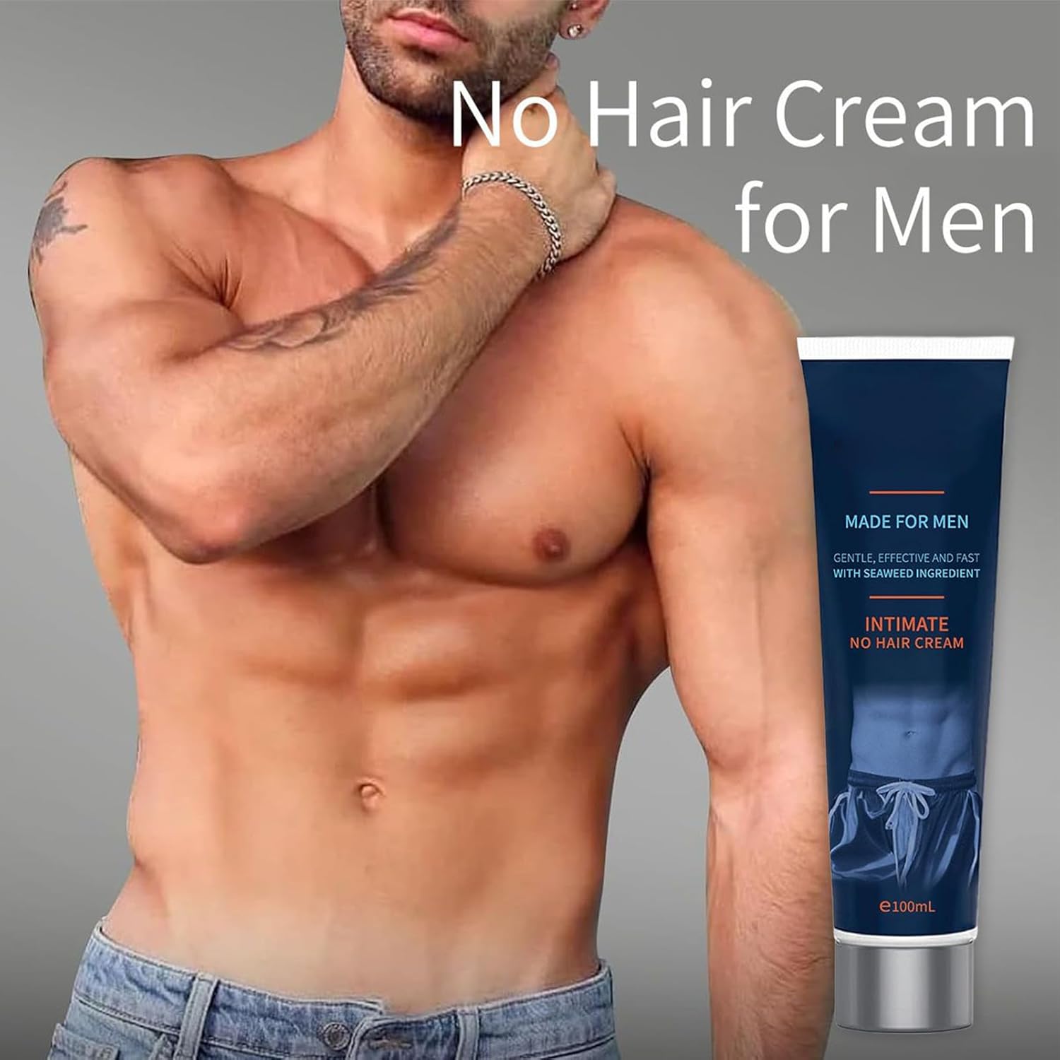Penisvergrößerung & Pflege – Intimate Hair Removal Cream - Hair Removal Cream for Male Hair, Body Care for Sensitive Dry Legs, Chest, Back, Armpits, Bikini, Sensitive and Dry Skin, Swimmers and – Bild 4
