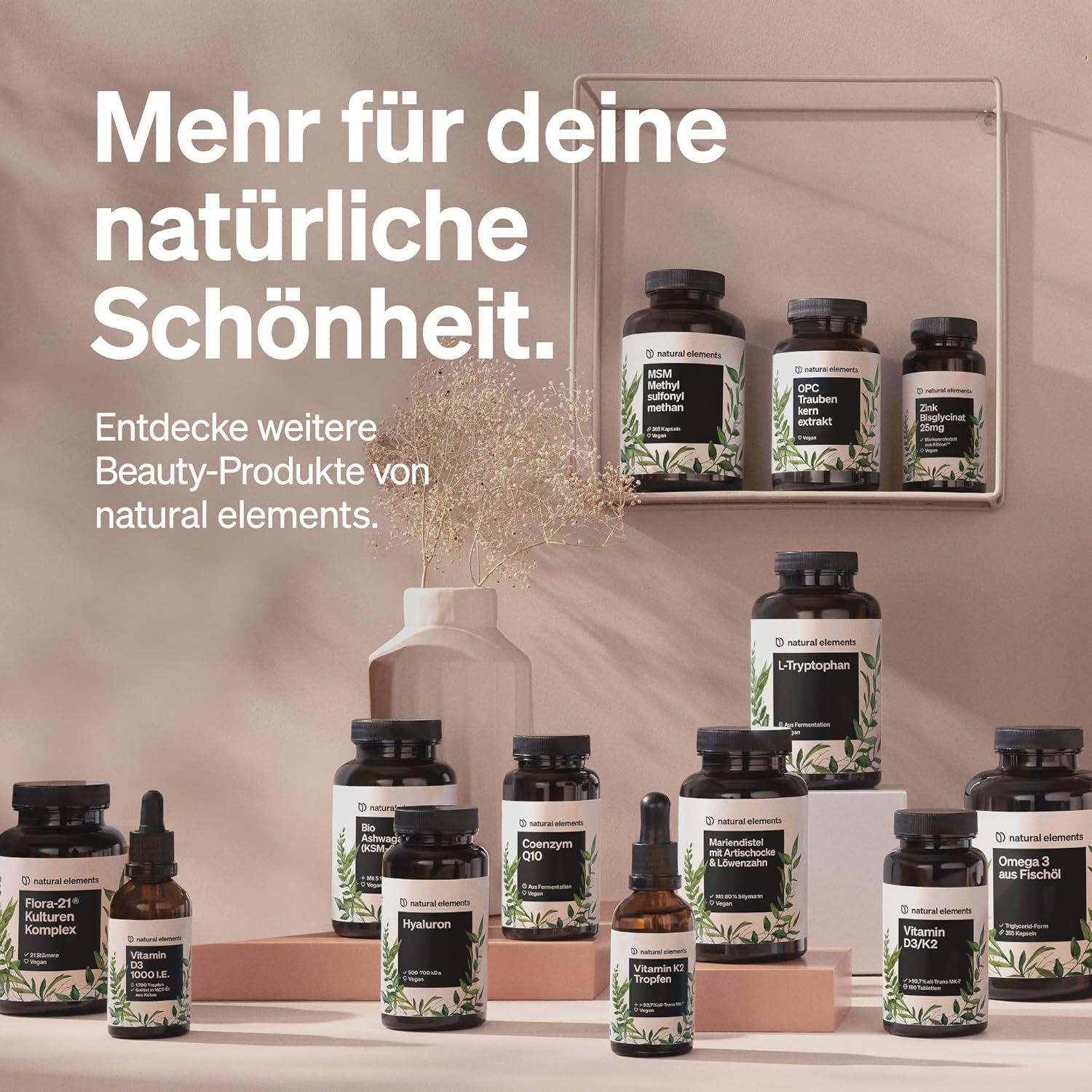 Ausdauer & Energie – OPC grape seed extract, 240 capsules for 8 months, laboratory-tested premium OPC from European grapes, no unwanted additives, high dosage, vegan and made in Germany. – Bild 7