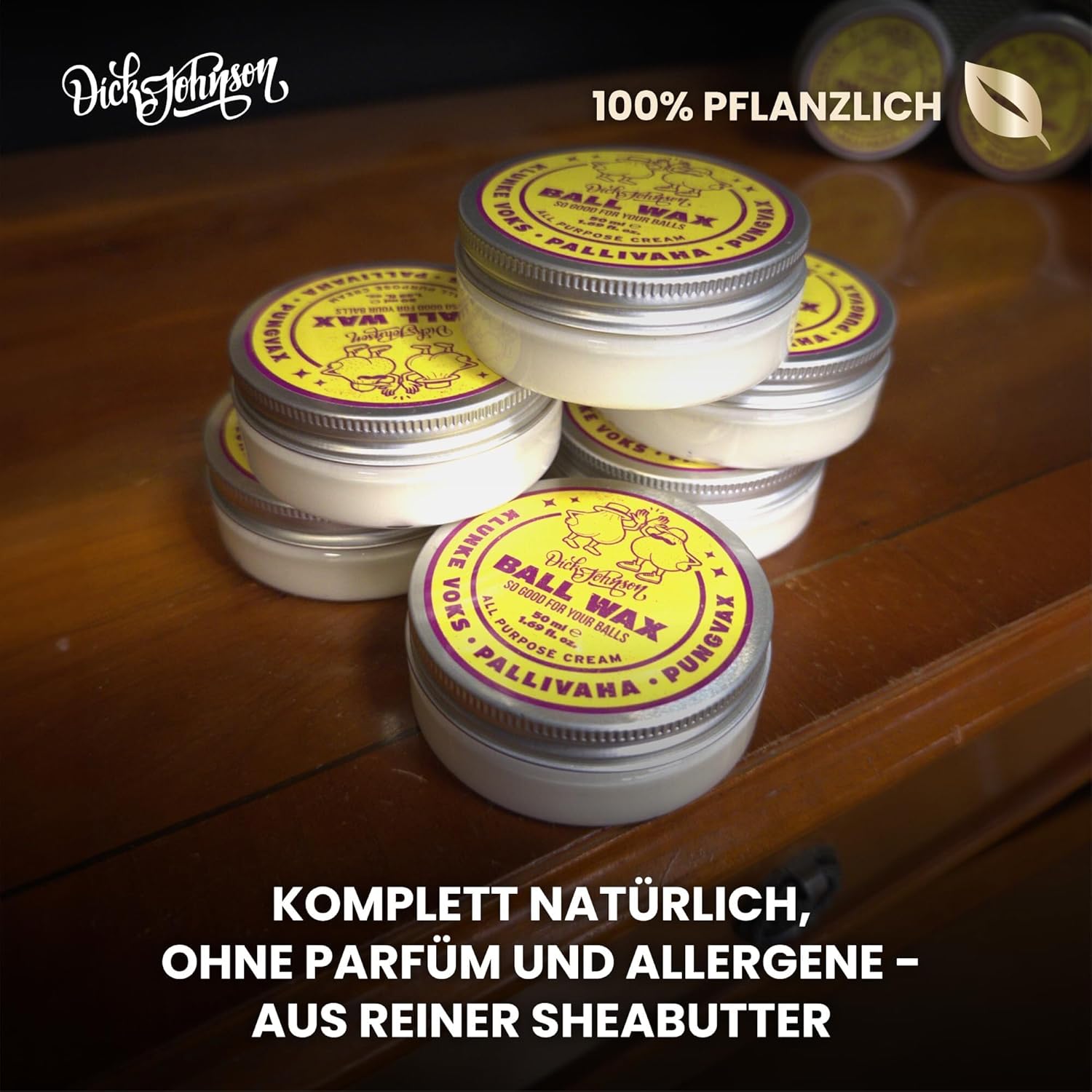 Penisvergrößerung & Pflege – Dick Johnson's Ball Wax Intimate Care for Men After Shave Product After Shave No Pimples and No Irritated Skin After Testicle Shave 50 ml – Bild 7