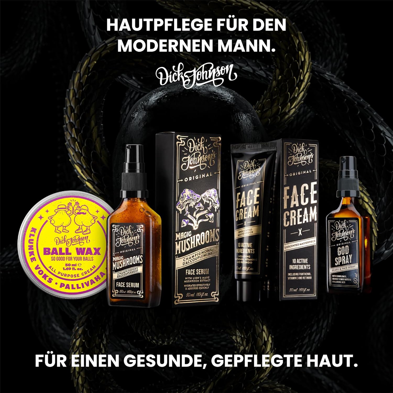 Penisvergrößerung & Pflege – Dick Johnson's Ball Wax Intimate Care for Men After Shave Product After Shave No Pimples and No Irritated Skin After Testicle Shave 50 ml – Bild 11