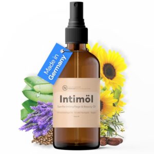 Penisvergrößerung & Pflege – Intimate Oil After Shave Women & Men - Gentle Care After Intimate Shaving with 10 Oils (Aloe Vera, Jojoba, OPC) - Soothes Skin, Reduces Shaving Pimples & Shaving Burn - Lavender Fragrance (50 ml)