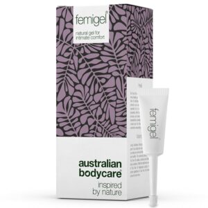 Penisvergrößerung & Pflege – Australian Bodycare Femigel 15 x 7 ml | Natural Intimate Care for Itching, Dryness, Irritation and Unwanted Odours | Intimate Care for Menopause | Intimate Area Care for Him and Her