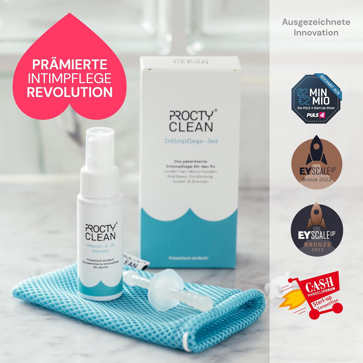 Penisvergrößerung & Pflege – Intimate Care Set for the Buttock: Patented! Instead of Hemorrhoids Ointment, Ointment for Fissure, Moist Toilet Paper. Quick Relief for Itching, Inflammation etc. Intimate Care Women – Bild 4