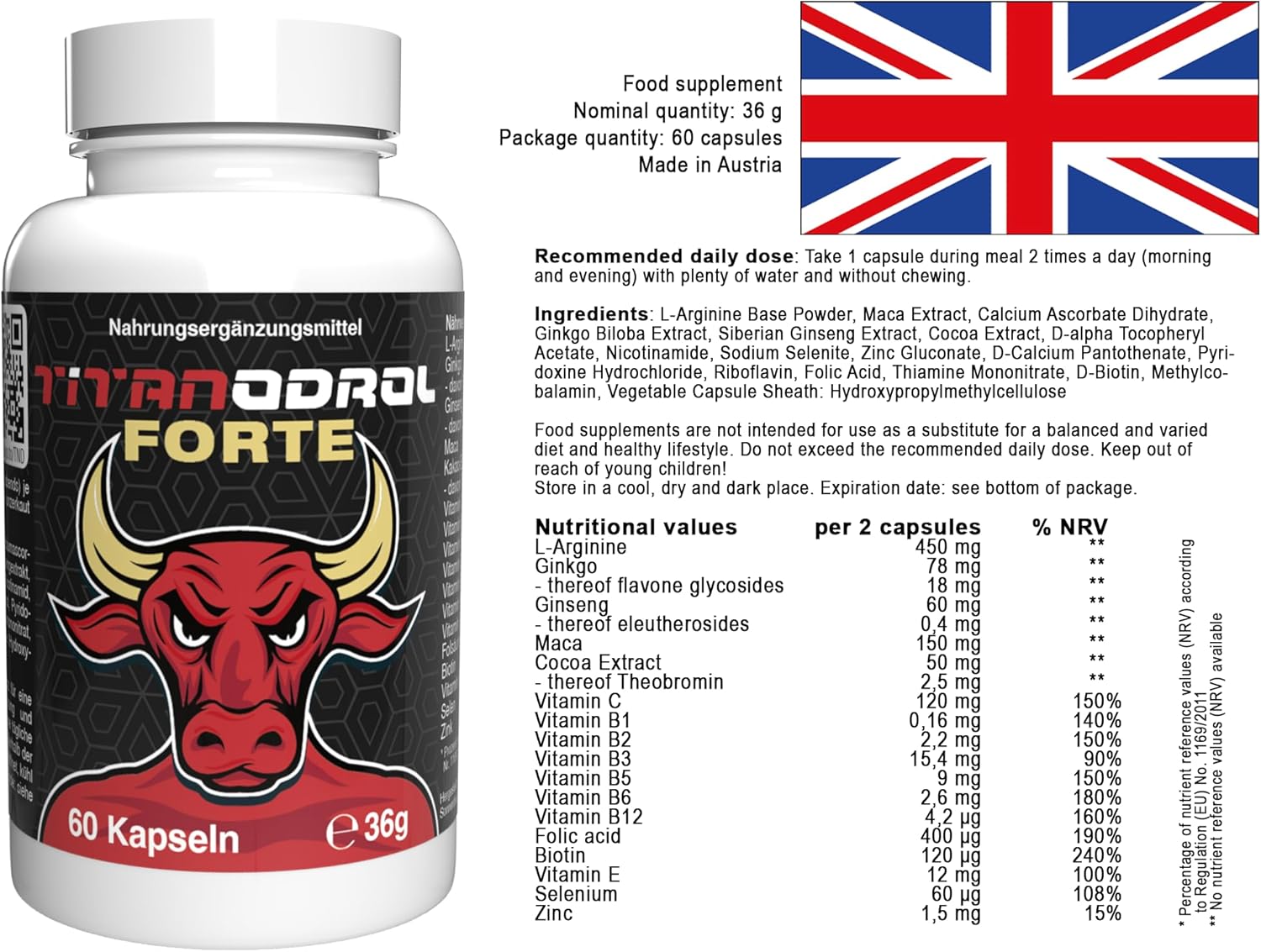 Potenzmittel & Standfestigkeit – 120 Capsules (2 x 60 Capsules), Pack of 2 – Bild 5