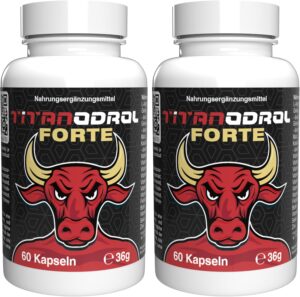 Potenzmittel & Standfestigkeit – 120 Capsules (2 x 60 Capsules), Pack of 2