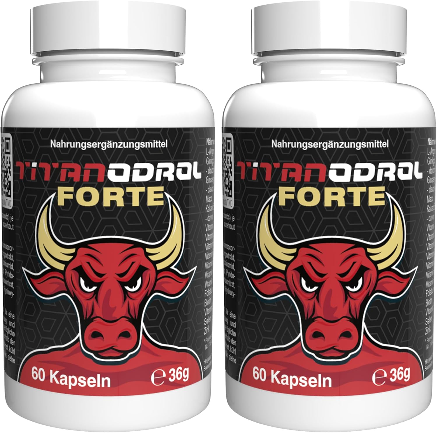 Potenzmittel & Standfestigkeit – 120 Capsules (2 x 60 Capsules), Pack of 2