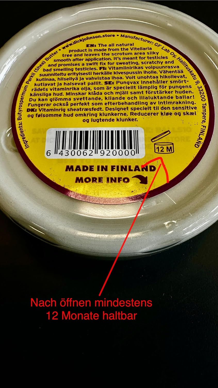 Penisvergrößerung & Pflege – Dick Johnson's Ball Wax Intimate Care for Men After Shave Product After Shave No Pimples and No Irritated Skin After Testicle Shave 50 ml – Bild 3