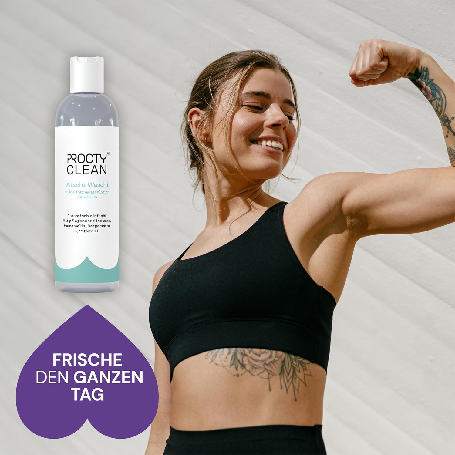 Penisvergrößerung & Pflege – Wischi Waschi Mild Intimate Wash Lotion for the Buttocks Gentle Wash Lotion pH Neutral with Aloe Vera, Vitamin E & Witch Hazel for Hemorrhoids and Fissure – Bild 8