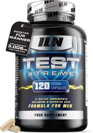 Ausdauer & Energie – Test Xtreme: Testosterone Booster – Muscle Growth & Strength (120 Tablets)