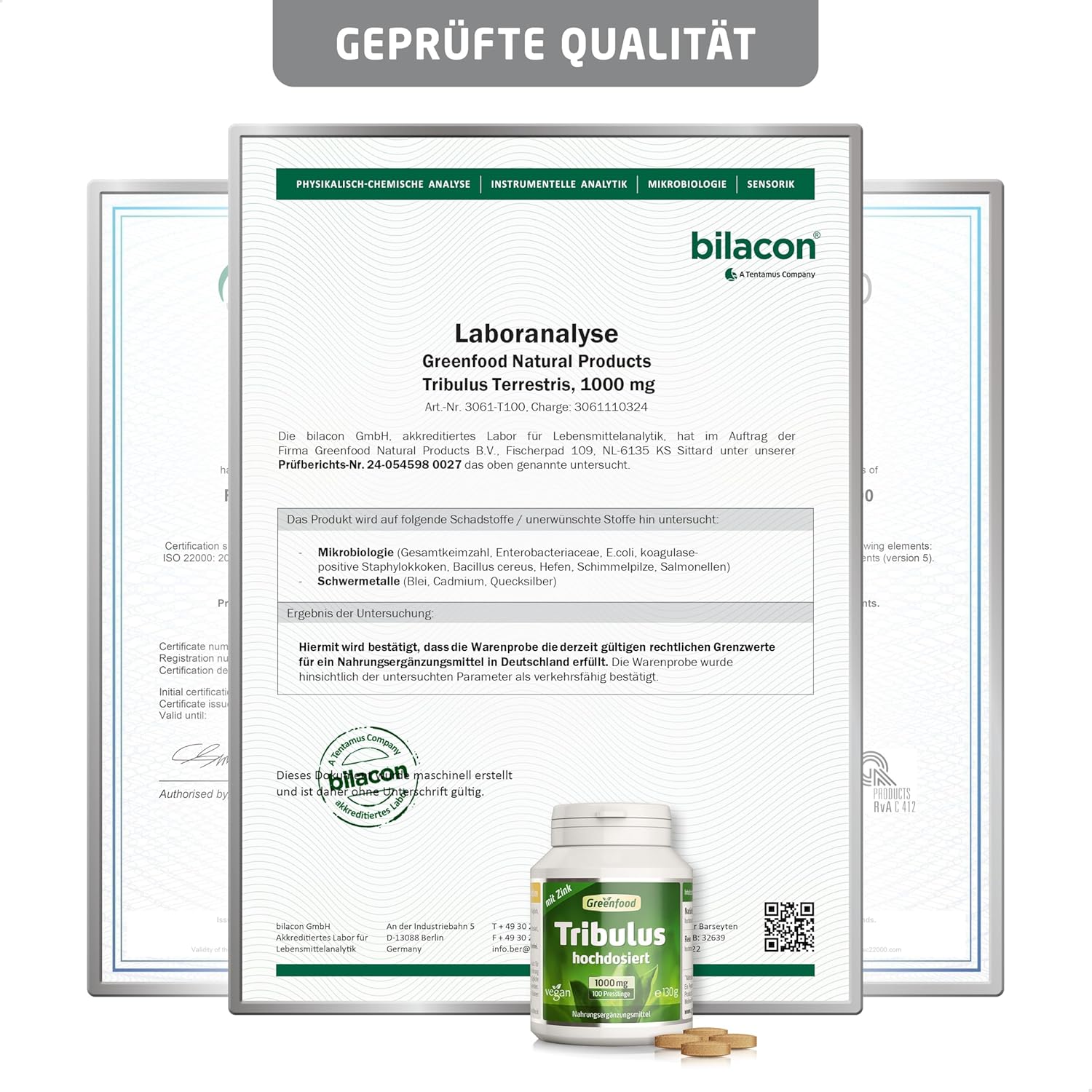 Ausdauer & Energie – Tribulus 1000 mg, Highly Dosed Extract (80% Saponins) Pellets – Natural Testosterone Booster. For more virility, Energy, Strength, Endurance, Burn Fat. No Artificial Additives. GM Free. Vegan., , , – Bild 6