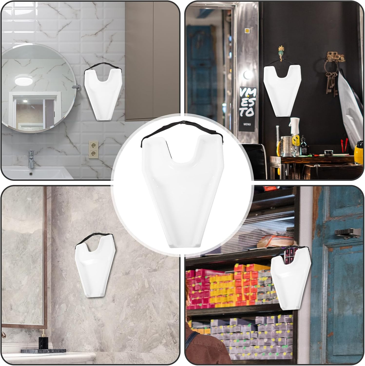 Potenzmittel & Standfestigkeit – Yardwe Tragbares Haarwaschbecken Kunststoff Shampoo spülbecken mit Ergonomischer Nackenstütze Leichtes Stabiles Haarwasch tablett für Bettlägerige Patienten und Mobilitätseingeschränkte – Bild 2