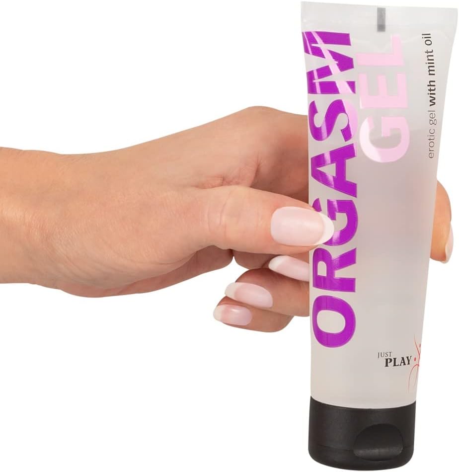 Penisvergrößerung & Pflege – Just Play Orgasm Gel Sensual Clitoral Massage Gel for Him and Her, Skin-friendly, Intimate Area, Massage on the Clitoris, 80 ml – Bild 2